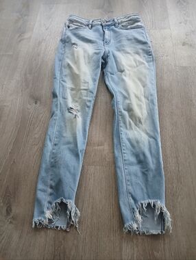 Kancan Light Blue Distressed Women’s Jeans